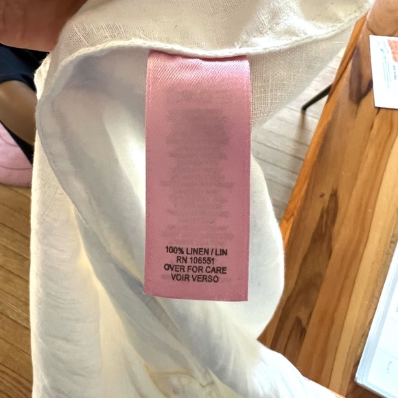 Calypso Saint Barth White Linen Midi Wrap Dress Sz. S - Picture 11 of 14